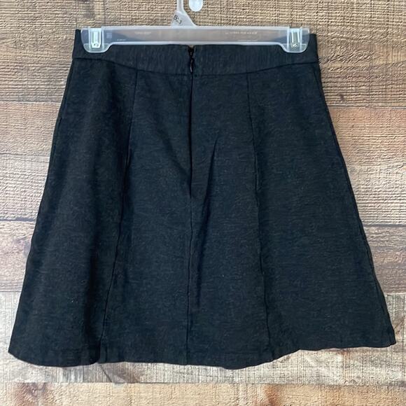 Anthropologie Hutch A-line Mini Skirt Side Pockets Charcoal Gray Size XS - Picture 3 of 8